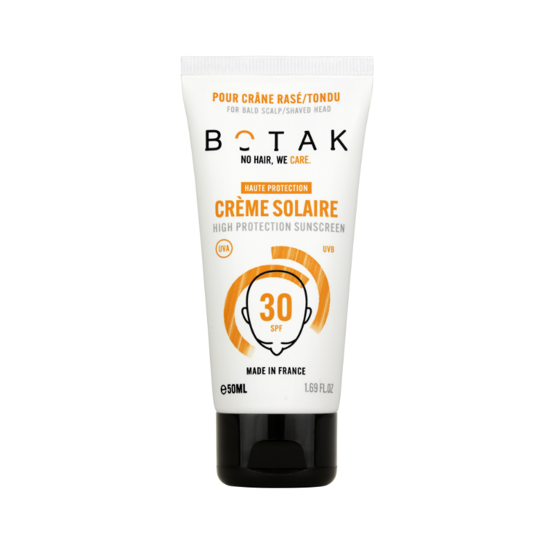 Crème Solaire pour crâne rasé BOTAK SPF30