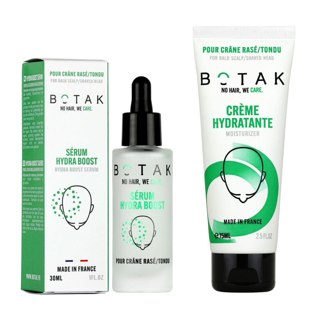 Pack Hydratation du crâne rasé
